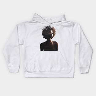 Afrocentric Woman Nature Kids Hoodie